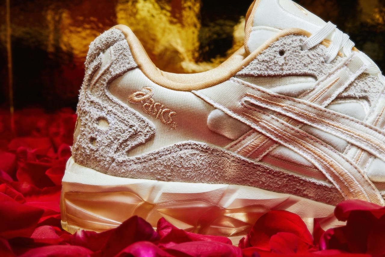 asics with flowers