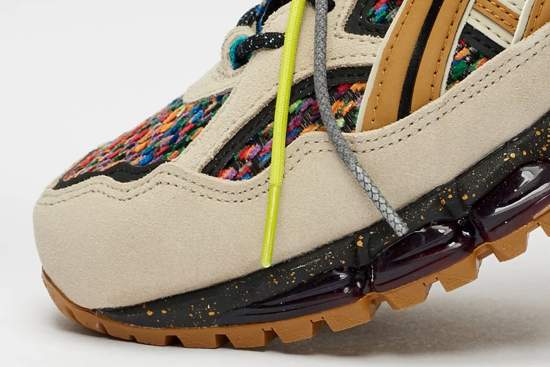 asics gel nandi 360 putty tan presido woven multi color 1021a295 201 release date info photos price