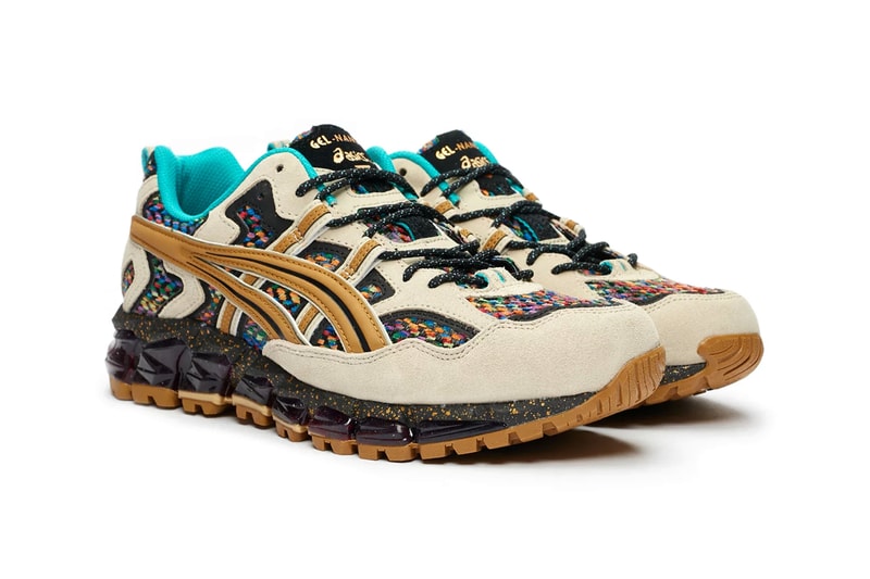 asics gel nandi 360 putty tan presido woven multi color 1021a295 201 release date info photos price