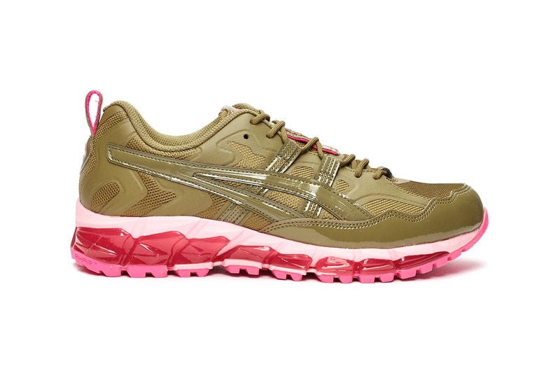 GmbH ASICS gel nandi 360 release information buy cop purchase black olive khaki pink release information berlin sneakersnstuff 1021a415-300 1021a415-001