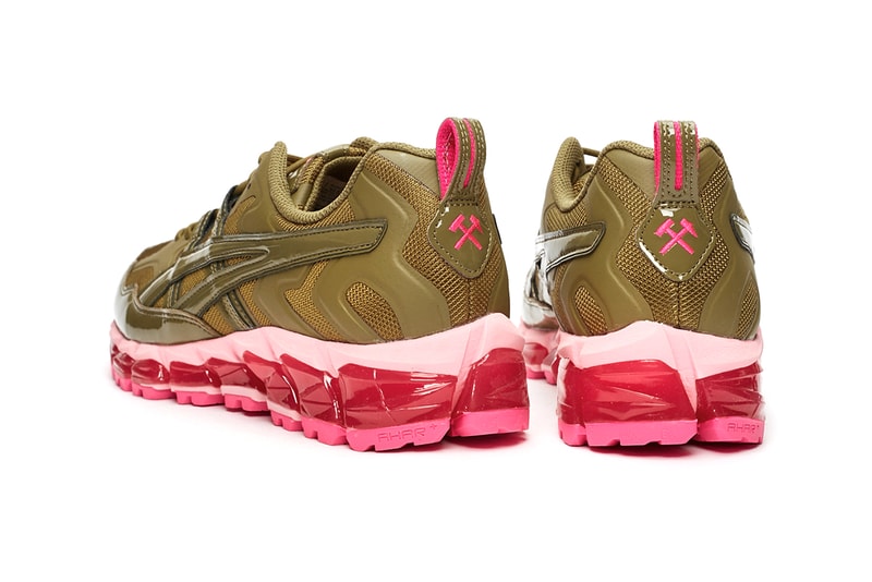 GmbH ASICS gel nandi 360 release information buy cop purchase black olive khaki pink release information berlin sneakersnstuff 1021a415-300 1021a415-001