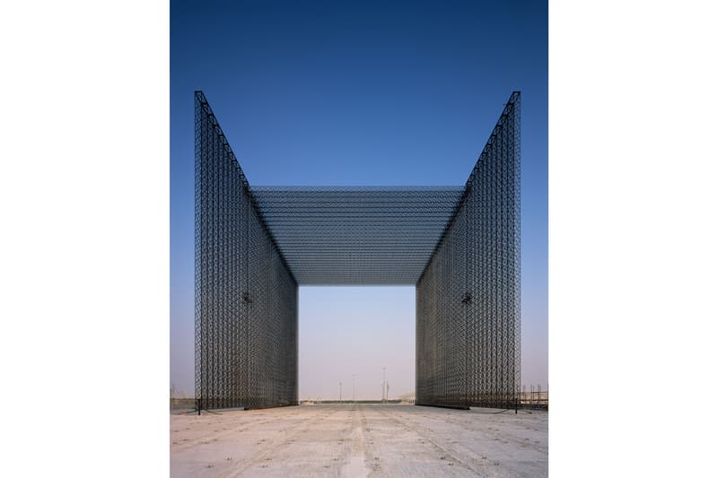 Asif Khan Studio Expo Entry Portals Expo 2020 Dubai Public Realm Works Ultra-lightweight carbon fibre Structure Mashrabiya