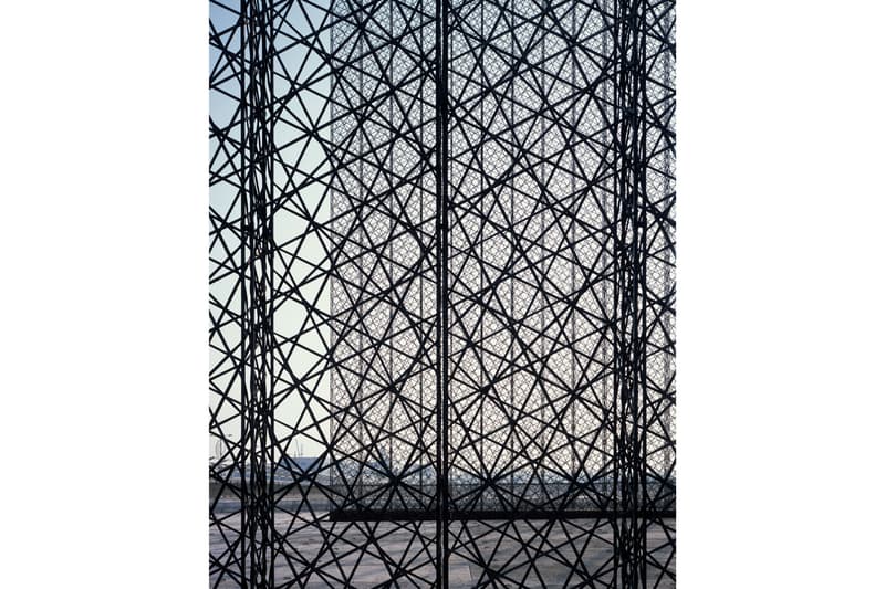 Asif Khan Studio Expo Entry Portals Expo 2020 Dubai Public Realm Works Ultra-lightweight carbon fibre Structure Mashrabiya