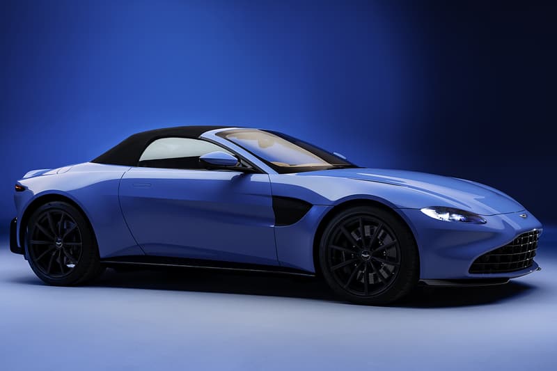 Aston Martin Vantage Roadster Unveiled First Look Mercedes-AMG Sourced V8 Engine Fastest Convertible Folding Roof in the World Sub-7 Seconds Drop Top British Automotive Manufacturer Supercar Sports Car News Announcement