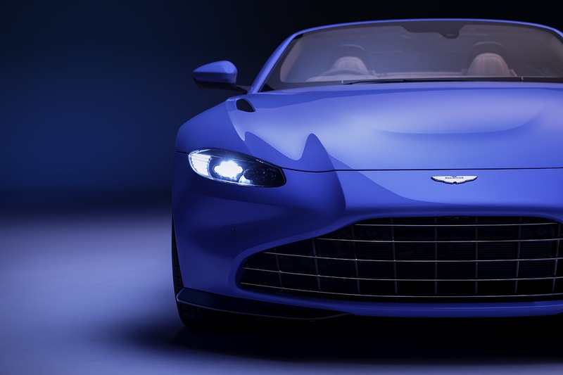Aston Martin Vantage Roadster Unveiled First Look Mercedes-AMG Sourced V8 Engine Fastest Convertible Folding Roof in the World Sub-7 Seconds Drop Top British Automotive Manufacturer Supercar Sports Car News Announcement 