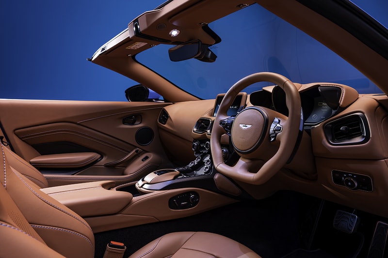 Aston Martin Vantage Roadster Unveiled First Look Mercedes-AMG Sourced V8 Engine Fastest Convertible Folding Roof in the World Sub-7 Seconds Drop Top British Automotive Manufacturer Supercar Sports Car News Announcement 