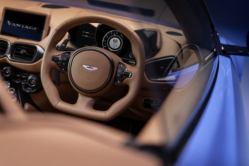 Aston Martin Vantage Roadster Unveiled First Look Mercedes-AMG Sourced V8 Engine Fastest Convertible Folding Roof in the World Sub-7 Seconds Drop Top British Automotive Manufacturer Supercar Sports Car News Announcement