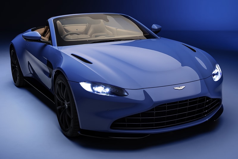 Aston Martin Vantage Roadster Unveiled First Look Mercedes-AMG Sourced V8 Engine Fastest Convertible Folding Roof in the World Sub-7 Seconds Drop Top British Automotive Manufacturer Supercar Sports Car News Announcement 