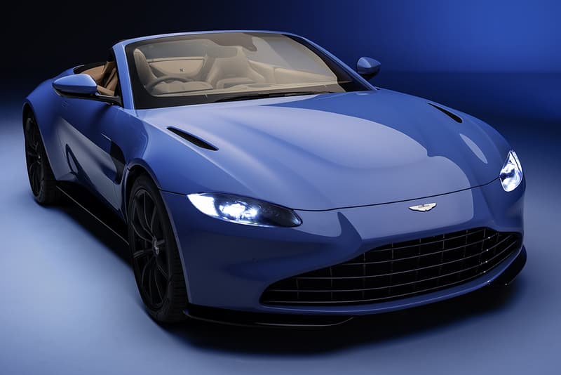 Aston Martin Vantage Roadster Unveiled First Look Mercedes-AMG Sourced V8 Engine Fastest Convertible Folding Roof in the World Sub-7 Seconds Drop Top British Automotive Manufacturer Supercar Sports Car News Announcement