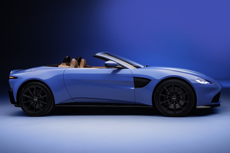 Aston Martin Vantage Roadster Unveiled First Look Mercedes-AMG Sourced V8 Engine Fastest Convertible Folding Roof in the World Sub-7 Seconds Drop Top British Automotive Manufacturer Supercar Sports Car News Announcement 