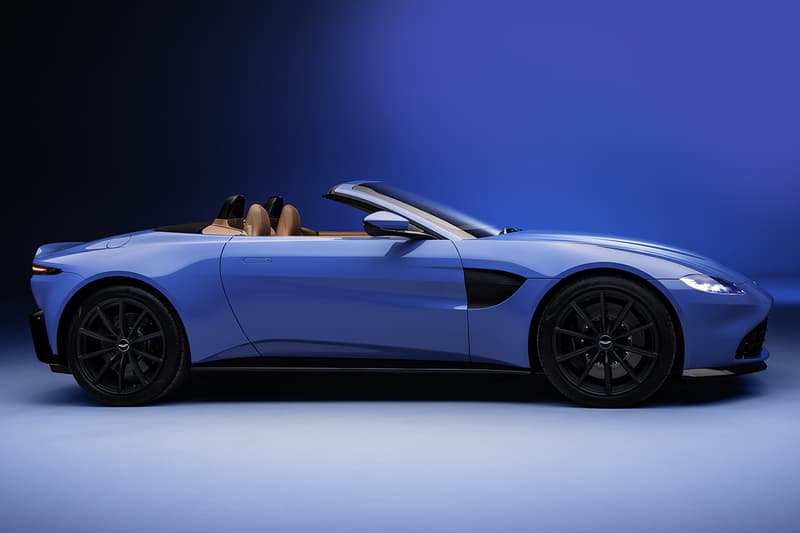 Aston Martin Vantage Roadster Unveiled First Look Mercedes-AMG Sourced V8 Engine Fastest Convertible Folding Roof in the World Sub-7 Seconds Drop Top British Automotive Manufacturer Supercar Sports Car News Announcement