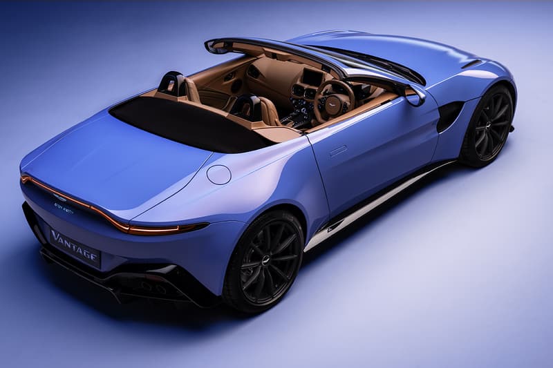 Aston Martin Vantage Roadster Unveiled First Look Mercedes-AMG Sourced V8 Engine Fastest Convertible Folding Roof in the World Sub-7 Seconds Drop Top British Automotive Manufacturer Supercar Sports Car News Announcement