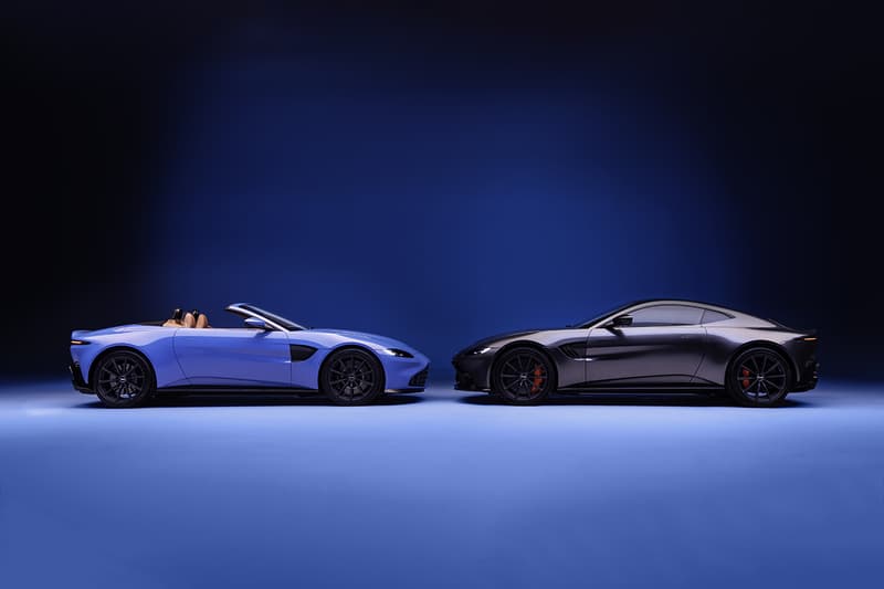 Aston Martin Vantage Roadster Unveiled First Look Mercedes-AMG Sourced V8 Engine Fastest Convertible Folding Roof in the World Sub-7 Seconds Drop Top British Automotive Manufacturer Supercar Sports Car News Announcement