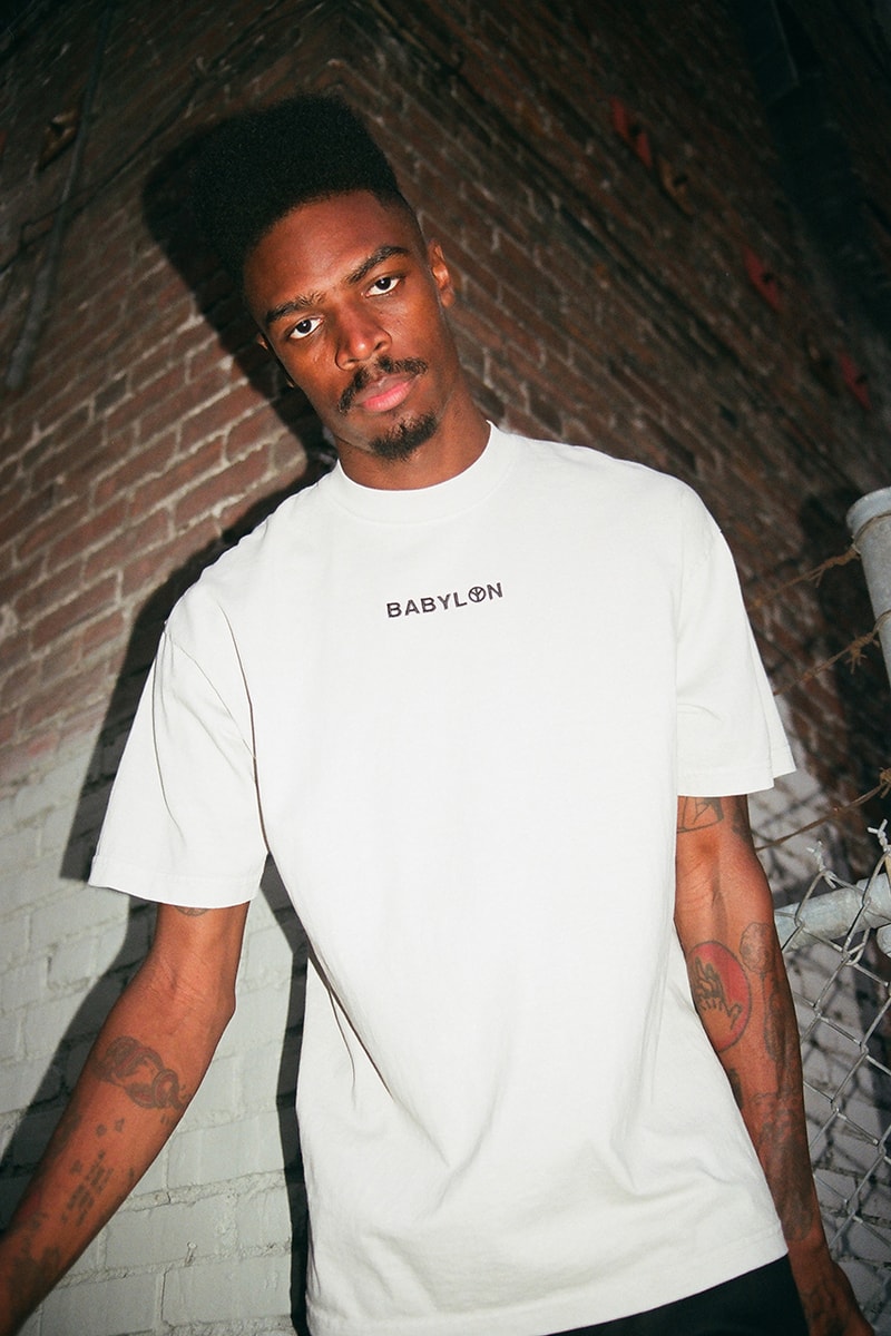 Babylon LA Spring 2020 Lookbook shot by Ethan Xavier Lopez Founders Lee Spielman Garrett Stevenson Streetwear Collections Seasonal Drop T-Shirts Prints Graphics Logos Embroidery Release Information