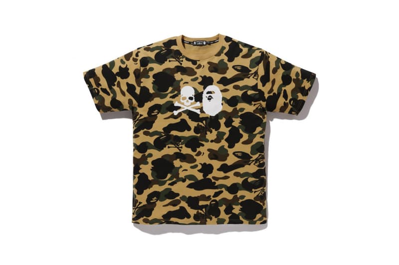 BAPE vs mastermind JAPAN Isetan Capsule collection skull and crossbones motif logo brand shark hoodie medicom toy bearbrick 100 collectible figure tokyo exlcusive concept store