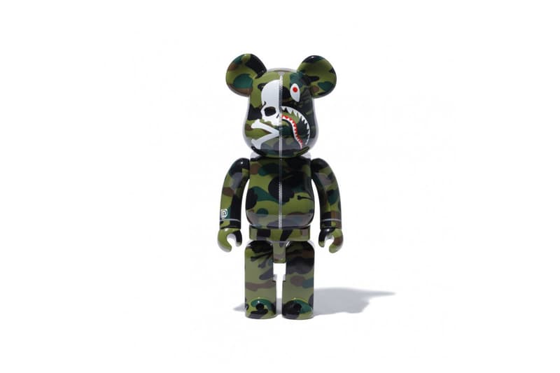 BAPE vs mastermind JAPAN Isetan Capsule collection skull and crossbones motif logo brand shark hoodie medicom toy bearbrick 100 collectible figure tokyo exlcusive concept store