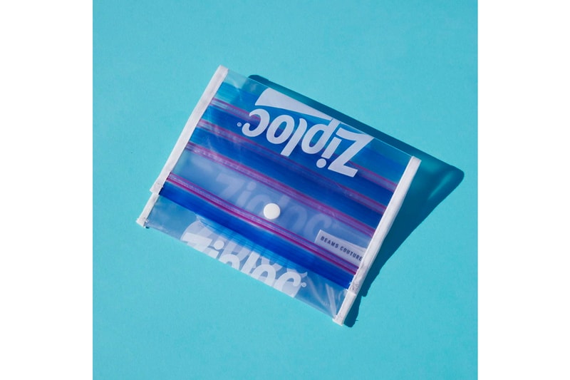 BEAMS Ziploc Bags Spring Summer 2020 Capsule collection couture collaboration accessories coin pouch shoulder bag passport holder manhattan portage transparent plastic T shirt menswear fruit of the loom ray keisuke kanda