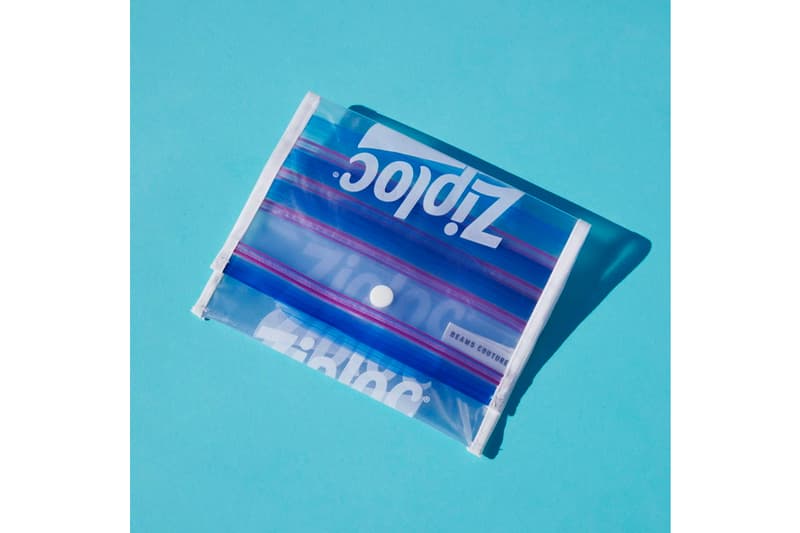 BEAMS Ziploc Bags Spring Summer 2020 Capsule collection couture collaboration accessories coin pouch shoulder bag passport holder manhattan portage transparent plastic T shirt menswear fruit of the loom ray keisuke kanda