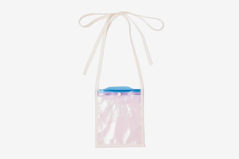 BEAMS Ziploc Bags Spring Summer 2020 Capsule collection couture collaboration accessories coin pouch shoulder bag passport holder manhattan portage transparent plastic T shirt menswear fruit of the loom ray keisuke kanda