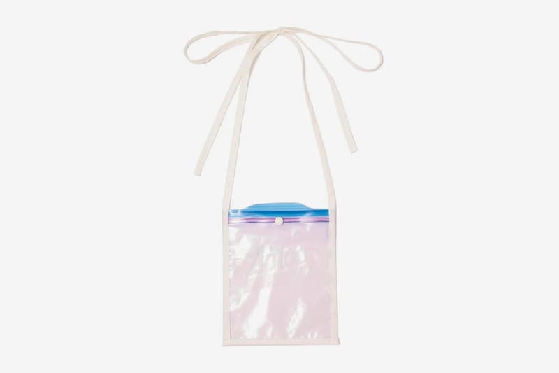 BEAMS Ziploc Bags Spring Summer 2020 Capsule collection couture collaboration accessories coin pouch shoulder bag passport holder manhattan portage transparent plastic T shirt menswear fruit of the loom ray keisuke kanda