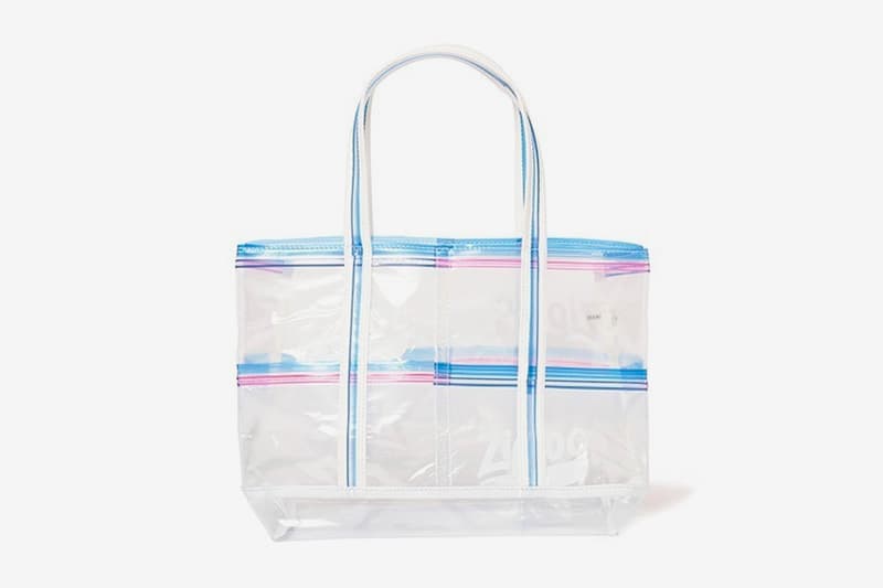 BEAMS Ziploc Bags Spring Summer 2020 Capsule collection couture collaboration accessories coin pouch shoulder bag passport holder manhattan portage transparent plastic T shirt menswear fruit of the loom ray keisuke kanda