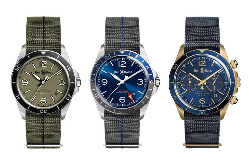 Bell & Ross Releases BR V2 Land, Air & Sea Trio