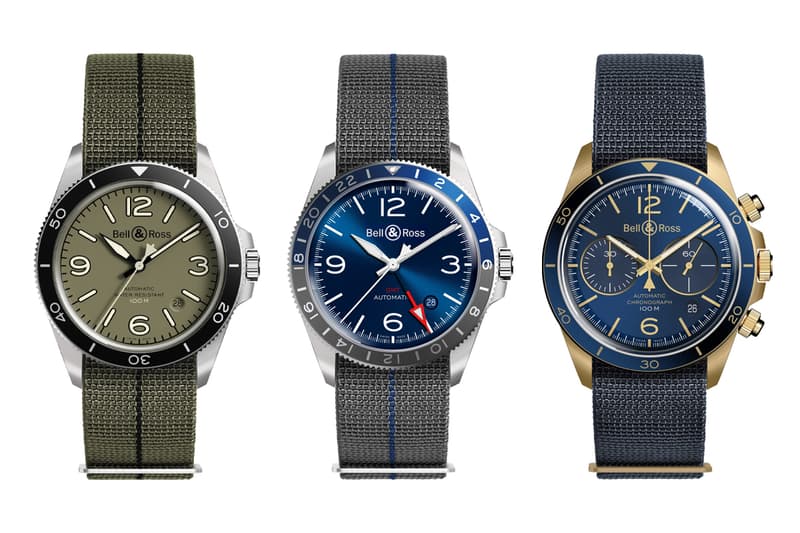 bell ross br v2 vintage watches timepiece accessories land sea air diver field watch aviation chronograph