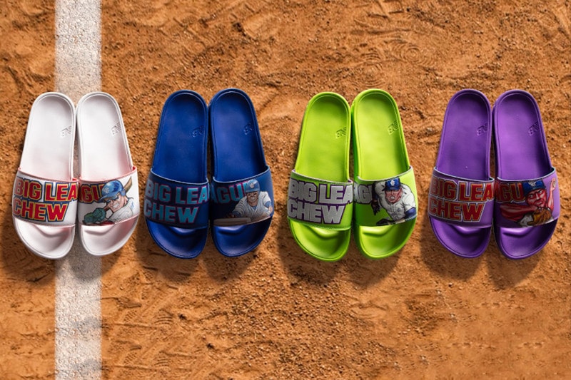 big league chew new balance baseball cleats national bubble gum day francisco lindor outta here original ground ball grape big rally blue raspberry swingin sour apple release date info photos price