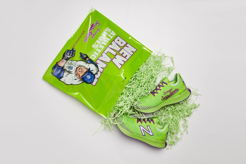 big league chew new balance baseball cleats national bubble gum day francisco lindor outta here original ground ball grape big rally blue raspberry swingin sour apple release date info photos price