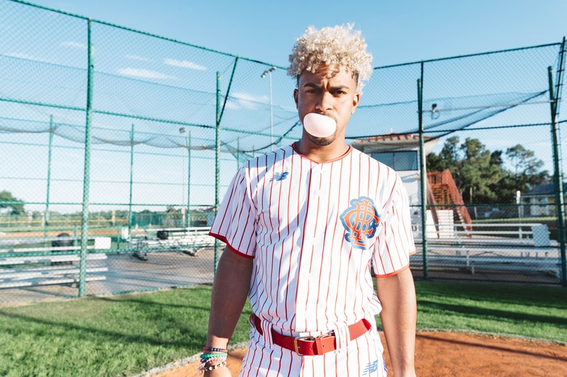 big league chew new balance baseball cleats national bubble gum day francisco lindor outta here original ground ball grape big rally blue raspberry swingin sour apple release date info photos price
