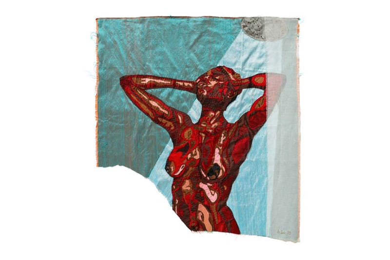 Billie Zangewa's "Soldier of love" Exhibition Presents Intricate Silk Embroideries