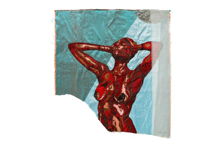 Billie Zangewa's "Soldier of love" Exhibition Presents Intricate Silk Embroideries