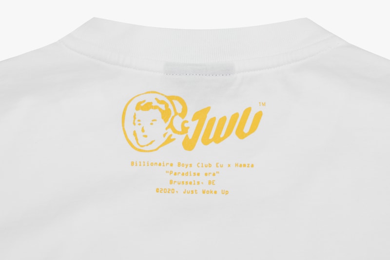 Hamza x Billionaire Boys Club EU Special Capsule release info belgian rapper music smets t-shirts hoodies pharrell williams sk8thing collaborations limited release japan