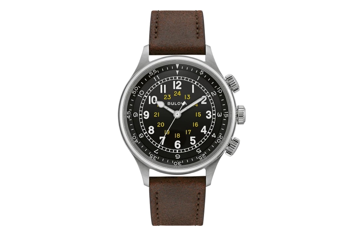 bulova 1944 40s american swiss made movement a 15 pilot watch military collection vintage retro 