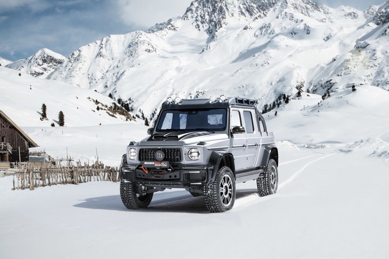 brabus custom modification 800 adventure xlp 4x4 four wheel drive suv pickup truck mercedes amg g63