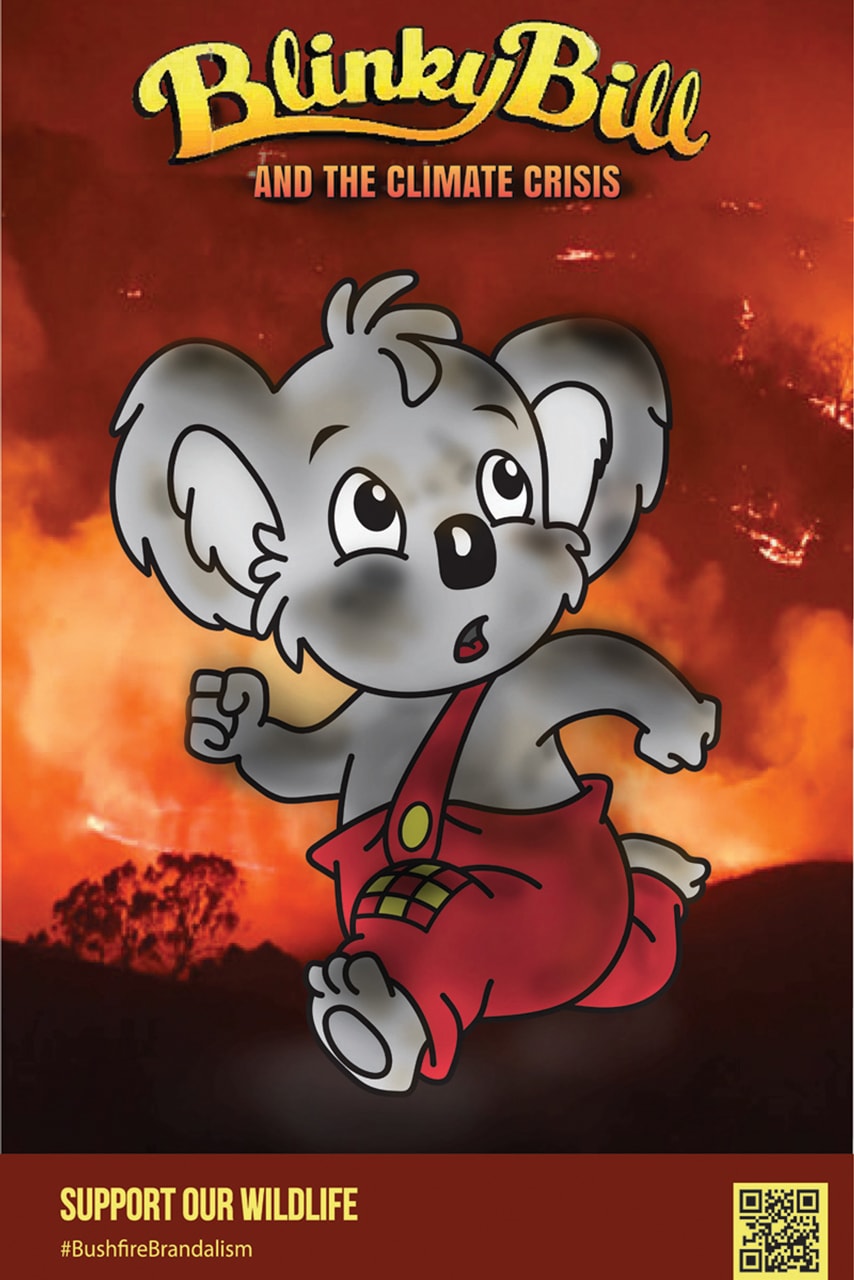 Bushfire Brandalism Advertising Art Campaign Australian Wildfires Posters Designs Bushfires Advertising Koalas 