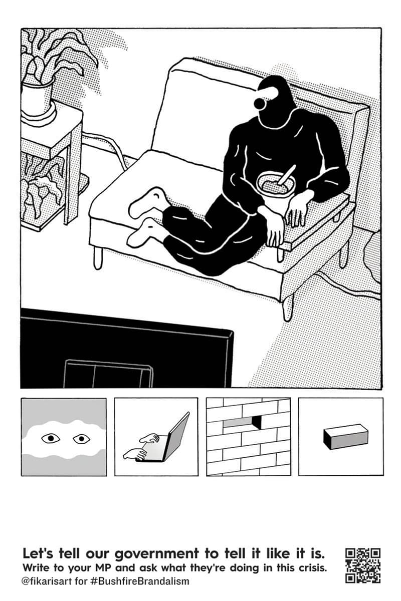 Bushfire Brandalism Advertising Art Campaign Australian Wildfires Posters Designs Bushfires Advertising Koalas