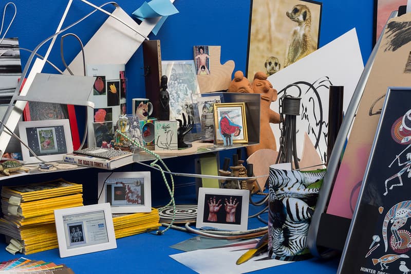 Camille Henrot "Play Your Part" Exhibition National Gallery of Victoria Telephone Sculptures 'Grosse Fatigue' Film 'The Pale Fox' Installation