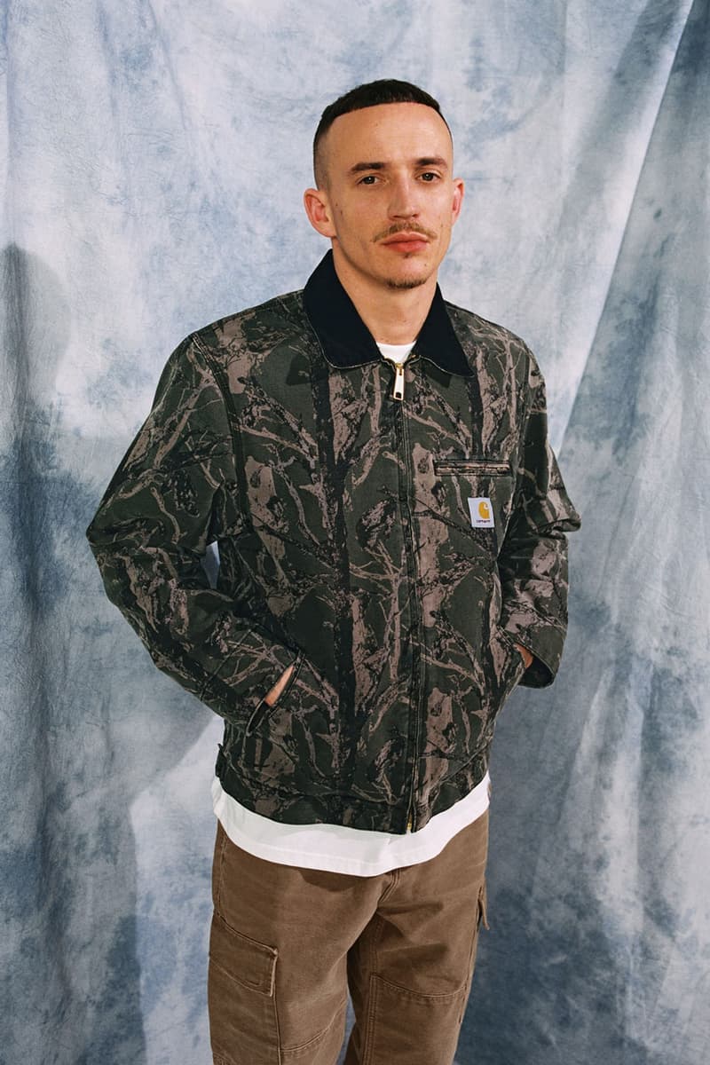 carhartt wip spring summer 2020 ss20 lookbook collection images photographer thibault grever danish dj courtesy curator tabitha thorlu bangura vic crezee musician oko jacket single knee pant detroit jacket