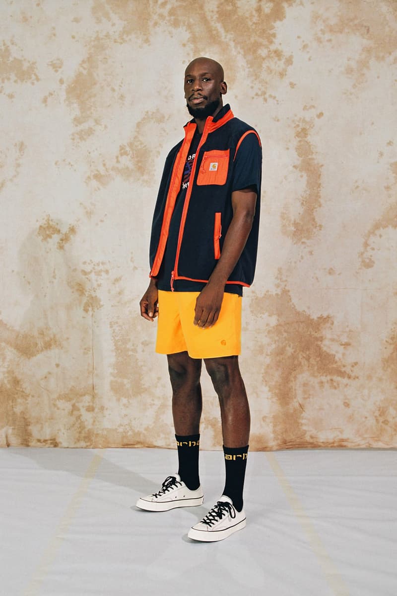 carhartt wip spring summer 2020 ss20 lookbook collection images photographer thibault grever danish dj courtesy curator tabitha thorlu bangura vic crezee musician oko jacket single knee pant detroit jacket