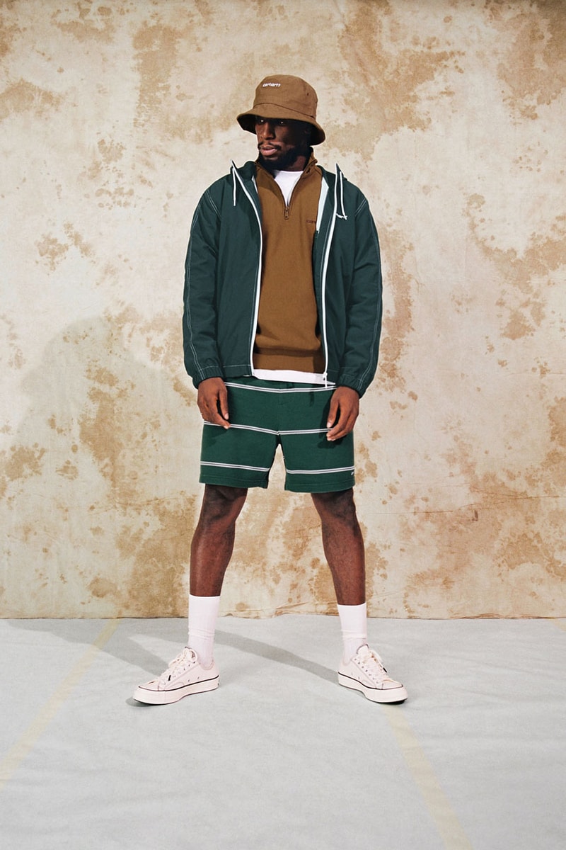 carhartt wip spring summer 2020 ss20 lookbook collection images photographer thibault grever danish dj courtesy curator tabitha thorlu bangura vic crezee musician oko jacket single knee pant detroit jacket