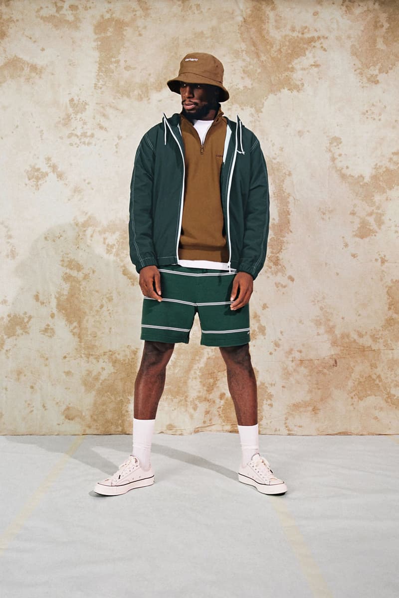 carhartt wip spring summer 2020 ss20 lookbook collection images photographer thibault grever danish dj courtesy curator tabitha thorlu bangura vic crezee musician oko jacket single knee pant detroit jacket
