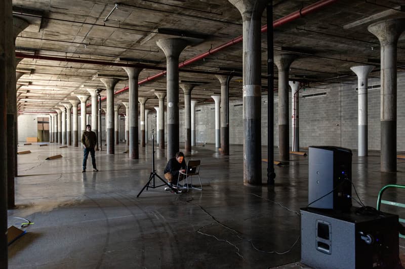 Carl Craig "Party/Afterparty" Dia:Beacon Exhibit Sound Installation Pillars Basement 