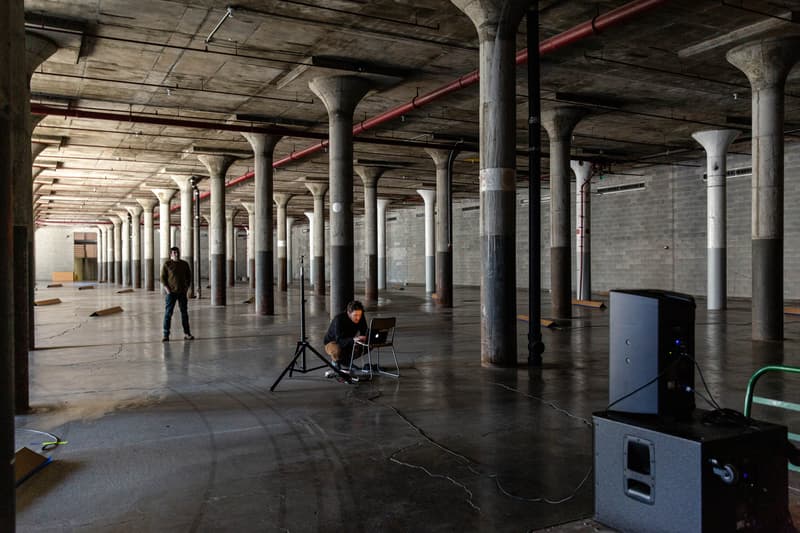 Carl Craig "Party/Afterparty" Dia:Beacon Exhibit Sound Installation Pillars Basement