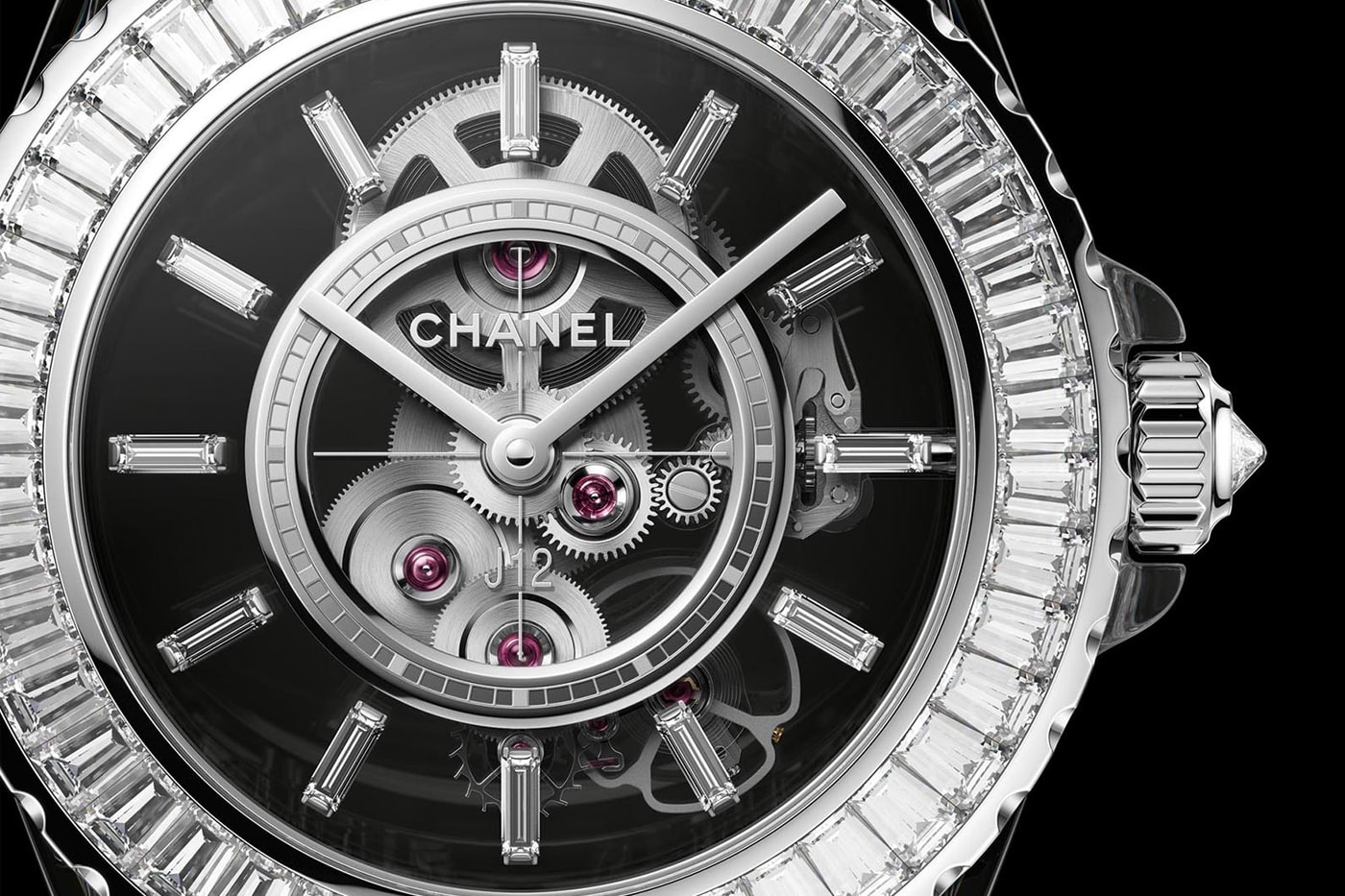 Chanel J12 X-Ray Watch News sapphire hodinkee watches swiss movement F P Journe diamonds baguettes 