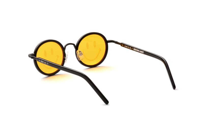 Chinatown Market x AKILA Ethos Sunglasses Release Info smiley face Ethos A 1804 drop date price A 1804 01 02” and “A 1804 01 77” ctm