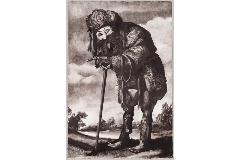 Christian Rex van Minnen "West Cliff" Exhibition Ross+Kramer Gallery Monotype Etching