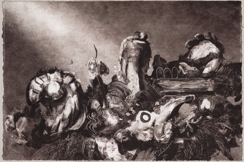 Christian Rex van Minnen "West Cliff" Exhibition Ross+Kramer Gallery Monotype Etching