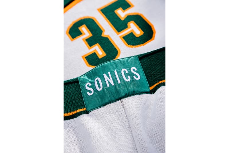 CLOT x Mitchell & Ness Allen Iverson 76ers Kevin Durant Sonics Capsule Collection Collaboration Release Information Drop All-Star Weekend in Chicago Edison Chen Lookbooks