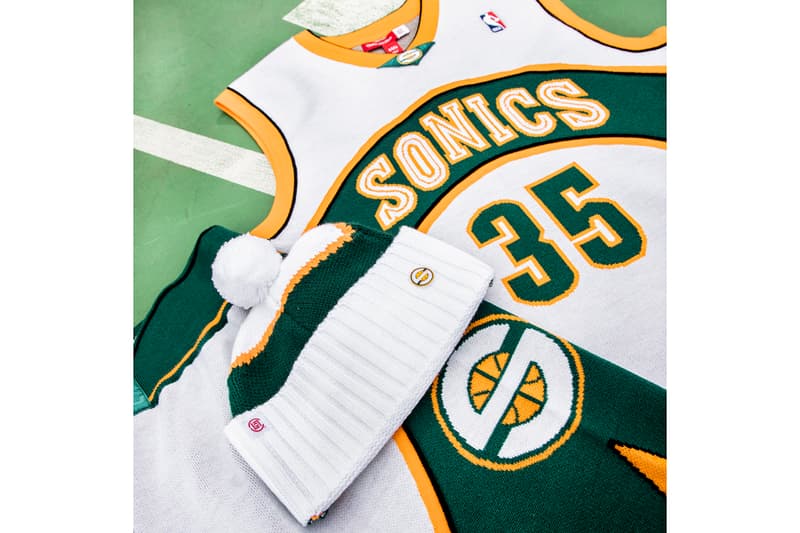 CLOT x Mitchell & Ness Allen Iverson 76ers Kevin Durant Sonics Capsule Collection Collaboration Release Information Drop All-Star Weekend in Chicago Edison Chen Lookbooks